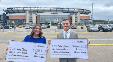 Anna and Zachary, summer interns at Sherwin-Williams
