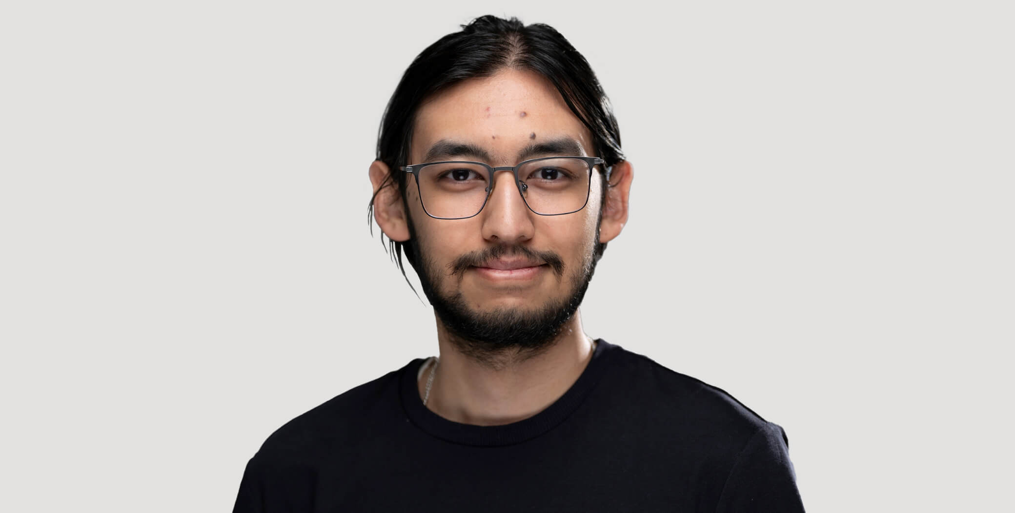 A portrait of Siddhartha Bajracharya