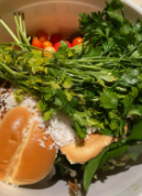 picture of food waste in a bowl