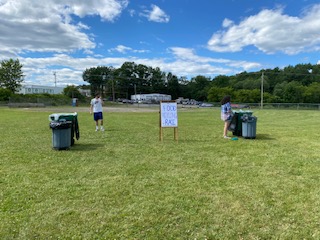 Picture of Waterville kids facilitating activities at Waterville community launch