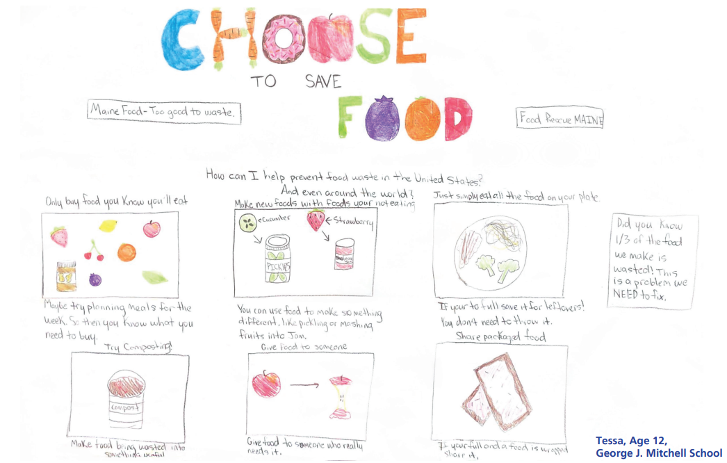 the winning poster of the Waterville kids poster from the Waterville launch