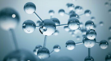 digital image of molecules