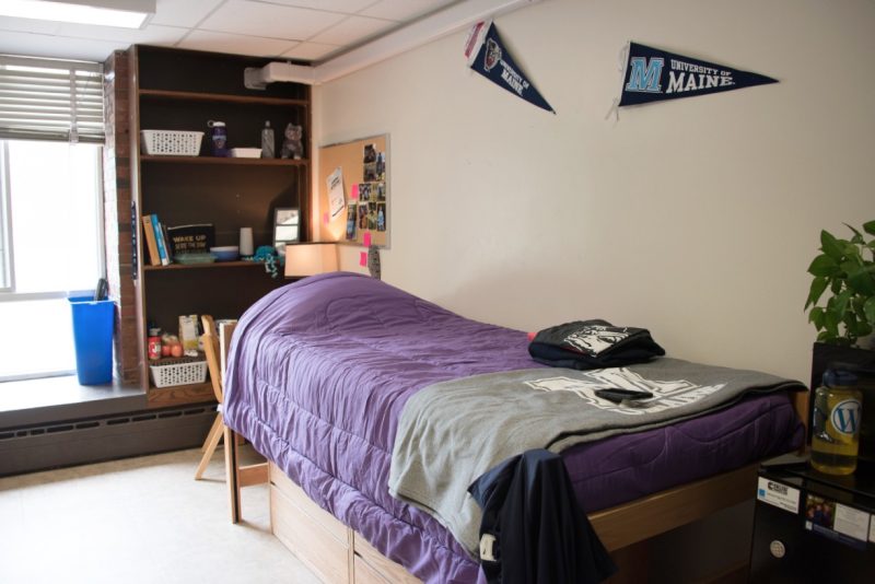 Somerset Hall double room showing one side of room