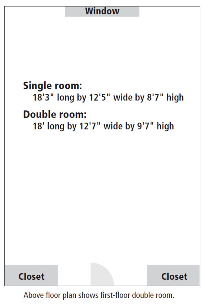 Balentine Hall room floor plan
