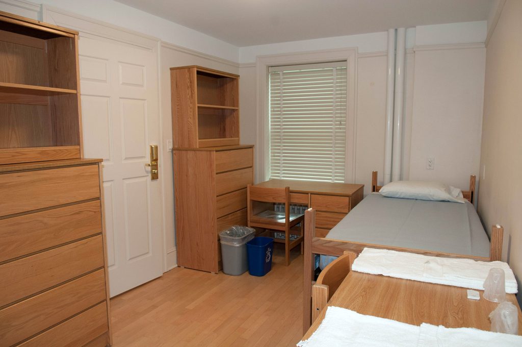 Colvin Hall double room facing window