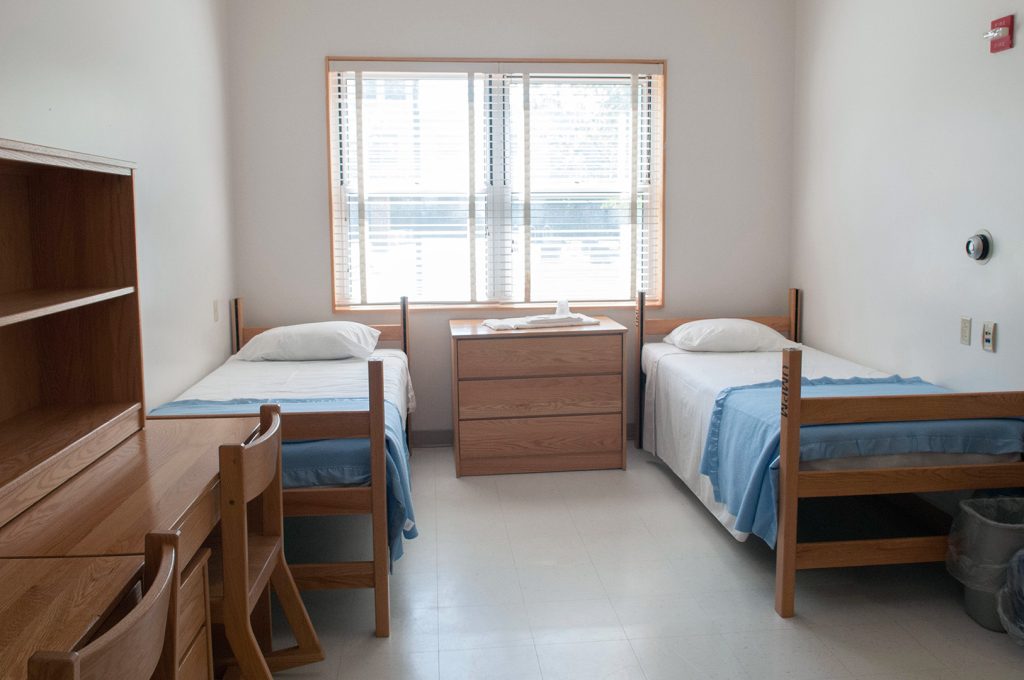 Patch Hall double room facing windows