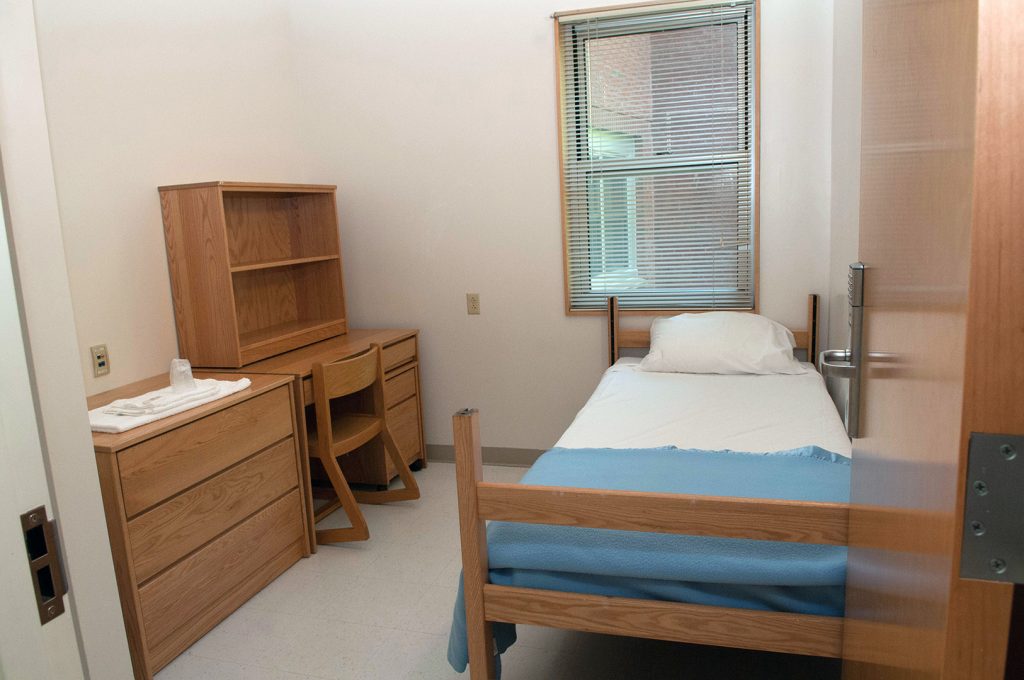 Patch Hall single room facing window