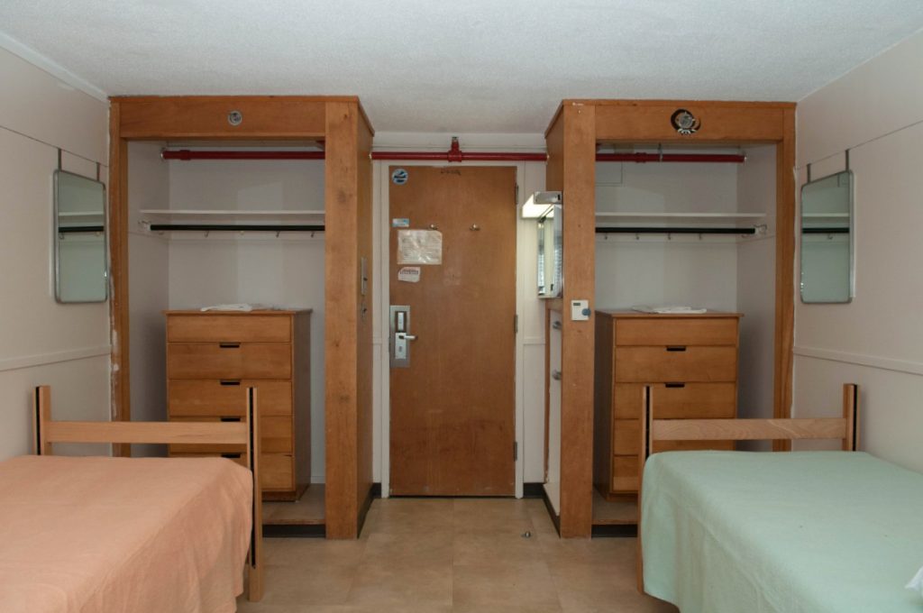 Penobscot Hall double room facing door