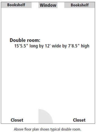 Somerset Hall room floor plan
