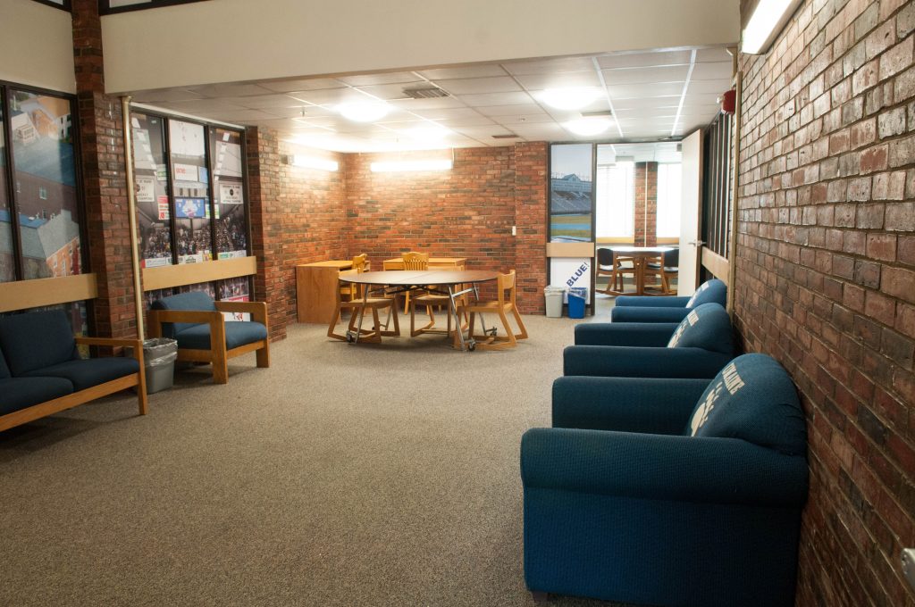 Somerset Hall study lounge on second floor