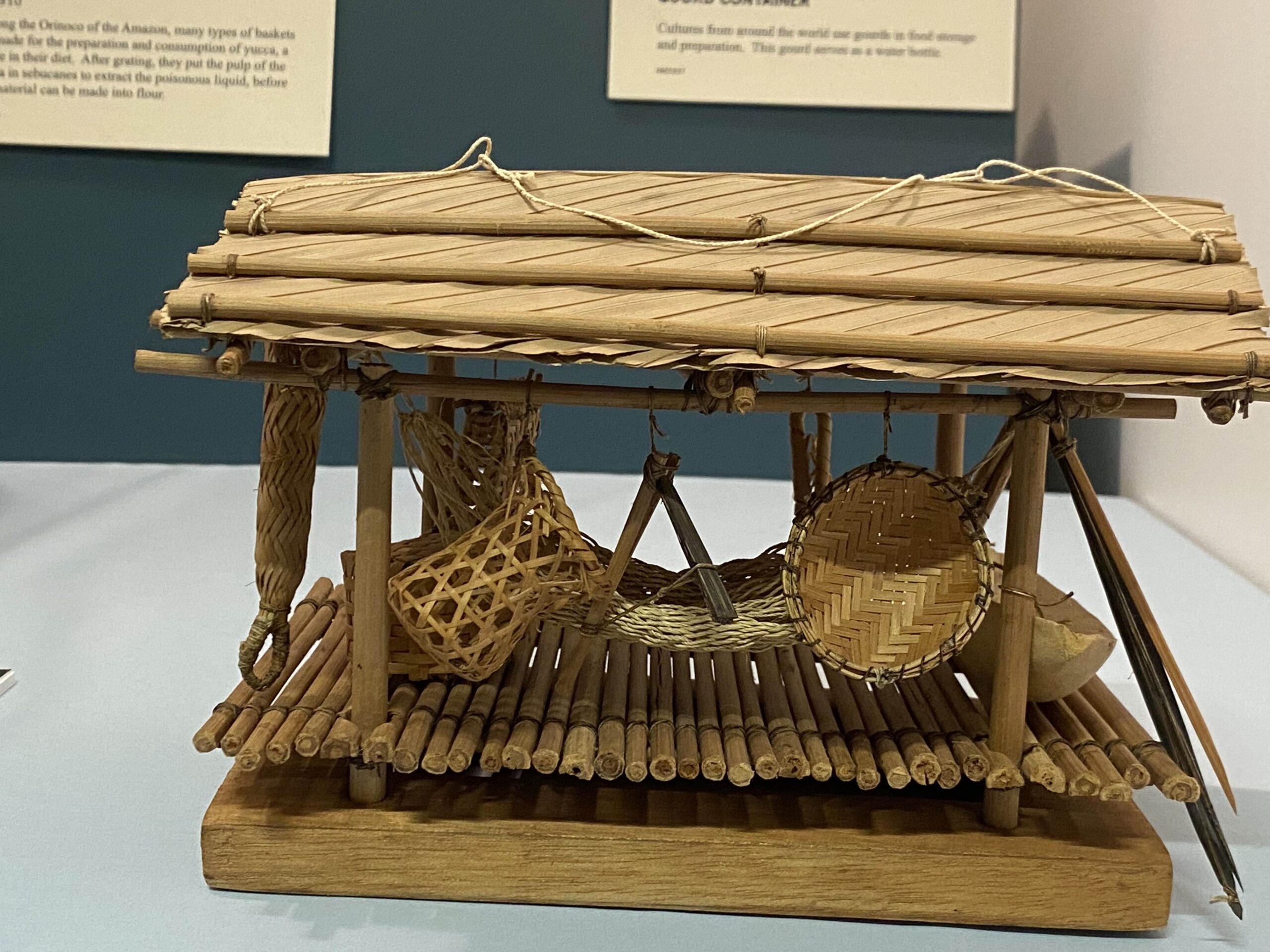 Image of house model from Hudson Museum Home and Family exhibit