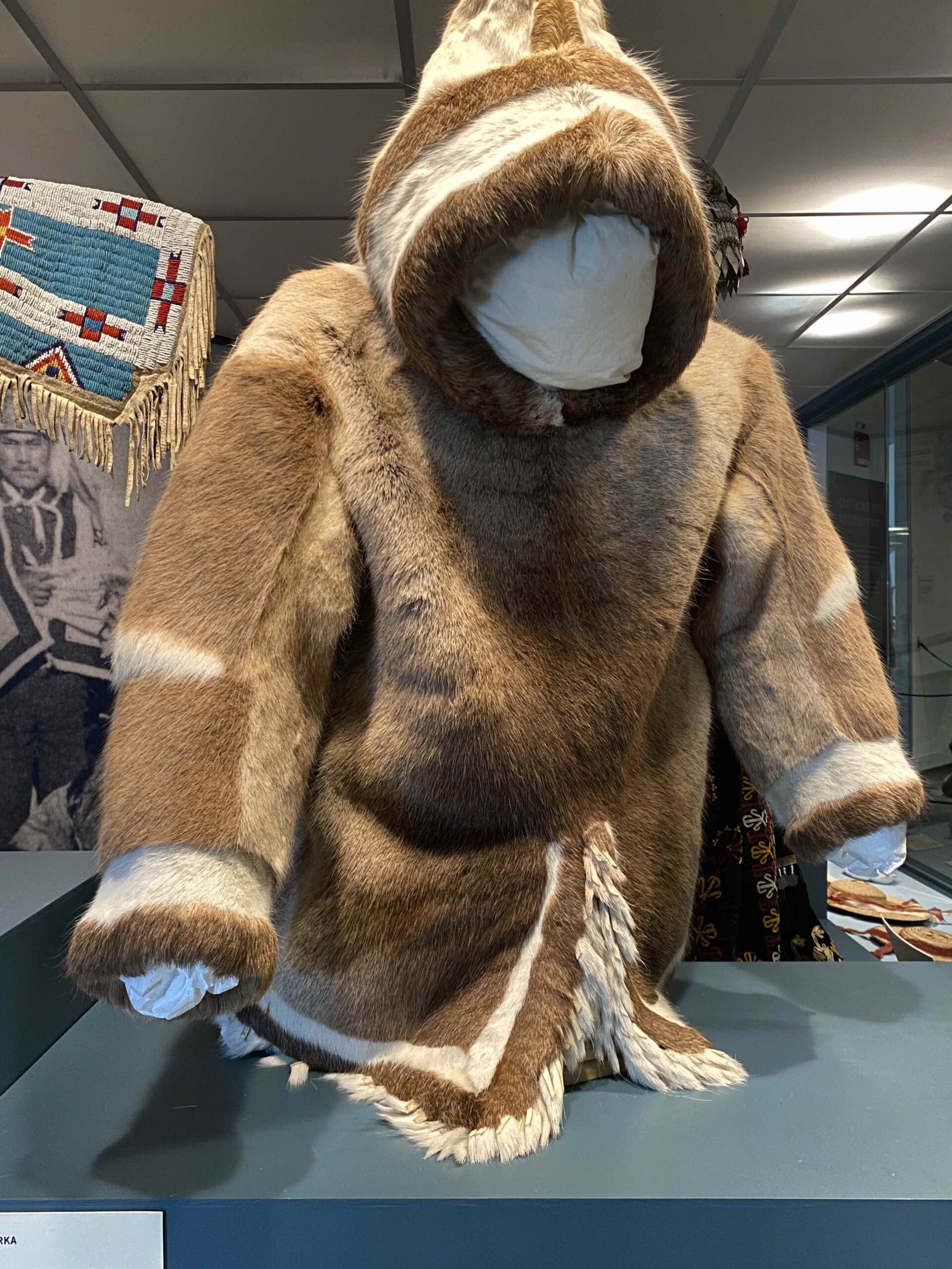 Image from Hudson Museum Clothing and Adornment exhibit