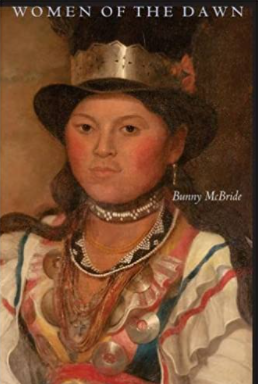Book cover featuring a painting of a young Native American woman wearing a top hat with a silver band and multiple silver brooches.