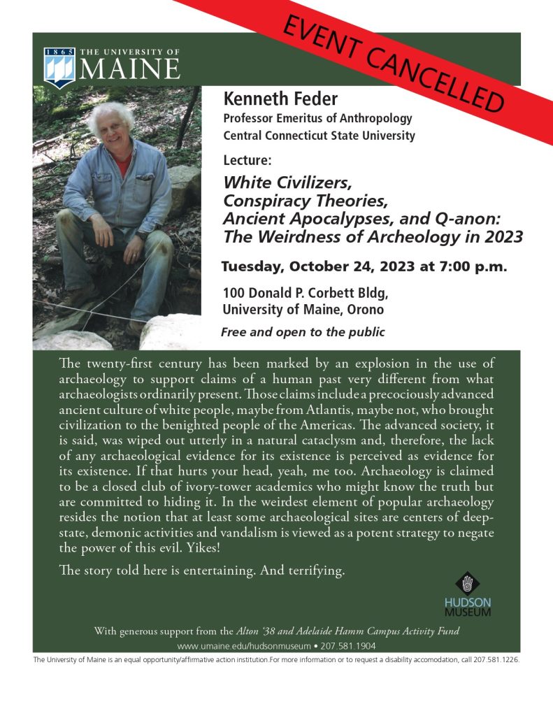 Event Flyer with a red banner that reads "Event Cancelled".