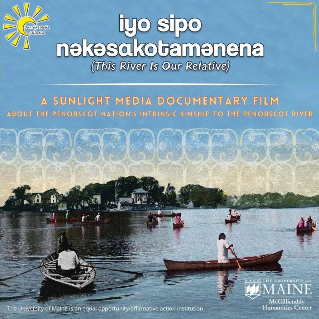 Promotional image for "The River is our Relative" documentary by Sunlight Media Collective.