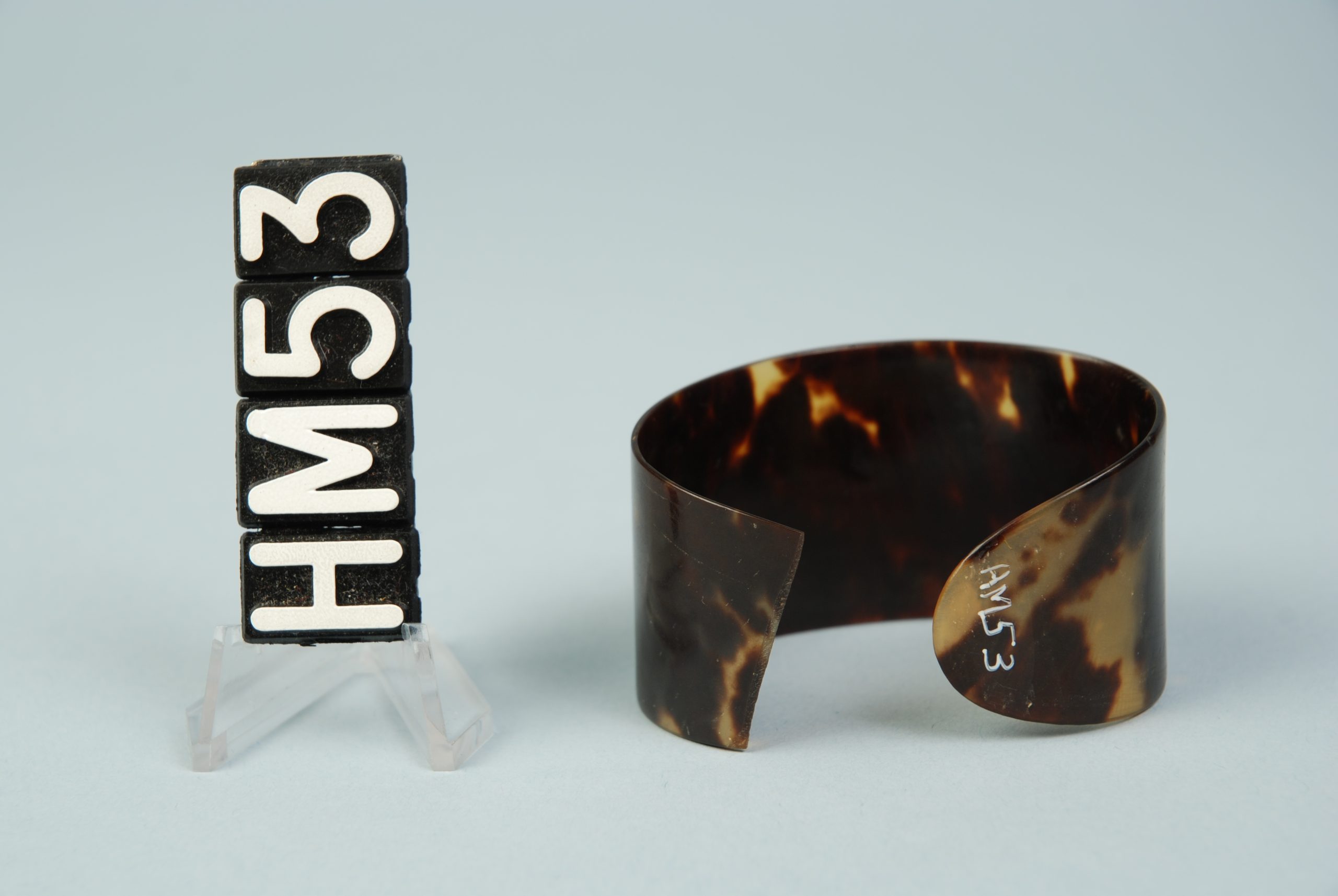 Image of a tortoiseshell cuff bracelet.