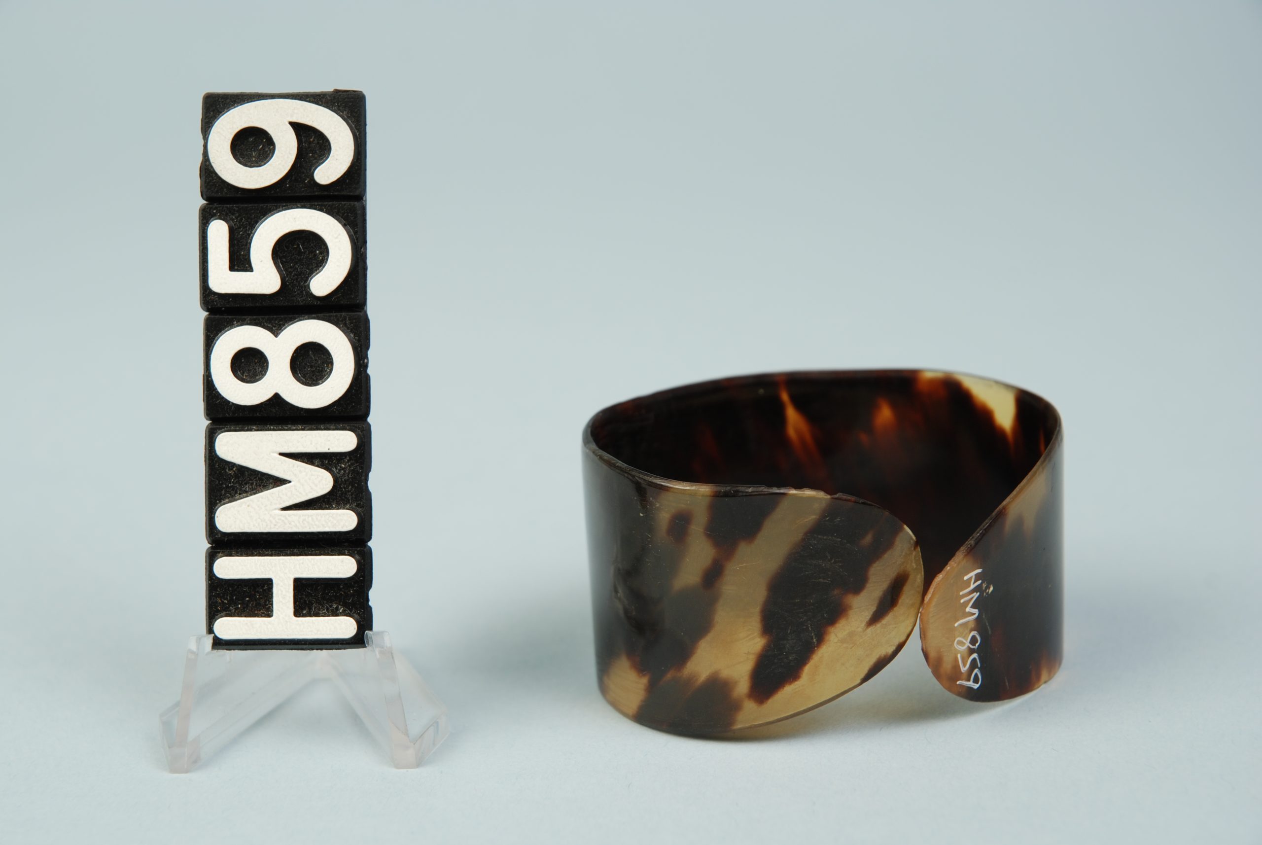 Image of a tortoiseshell cuff bracelet.