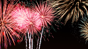 image of celebratory fireworks
