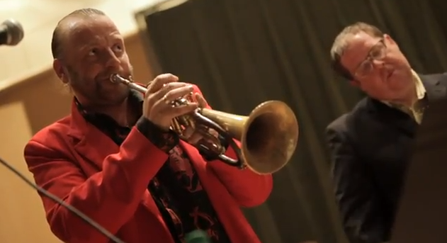 Thomas Gansch playing the trumpet