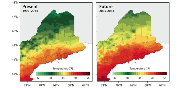 Temperature maps