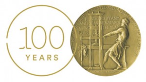 Centennial Mark withPulitzer Prize Medal