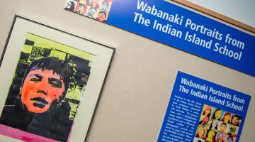 Warhol-inspired student portrait