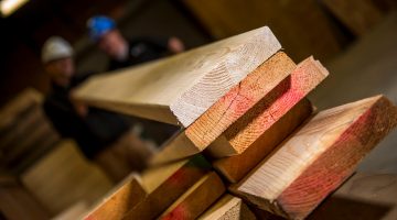 Norway spruce boards