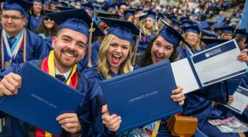 Graduates at Commencement