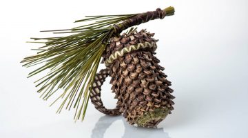Pinecone basket