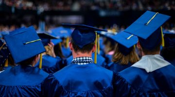 Students at Commencement