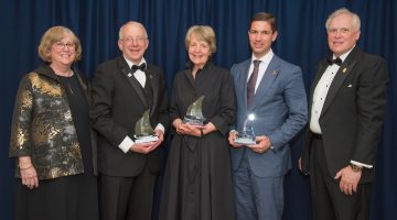 Three of UMaine’s best advocates honored at Stillwater Society Dinner