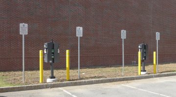 Level 2 vehicle charging stations
