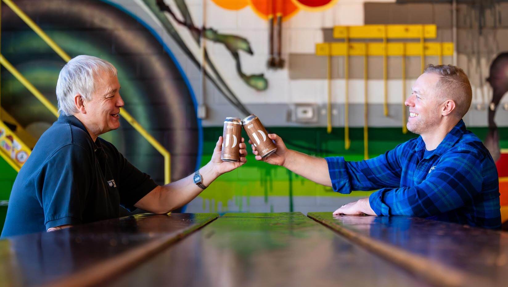 A photo of Jim Dill and Abe Furth