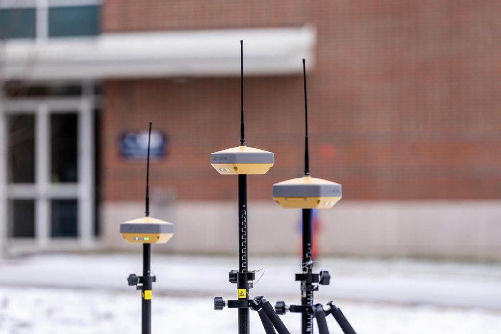 A photo of new surveying equipment