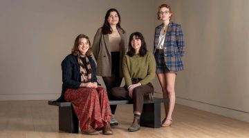 A photo of the spring 2024 humanities fellows