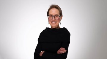 A portrait of Sandy Butler