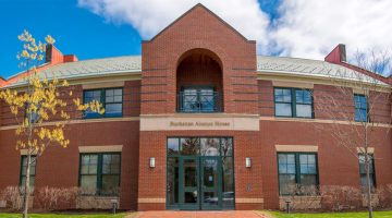 A photo of the Buchanan Alumni House, where the awards ceremony will take place