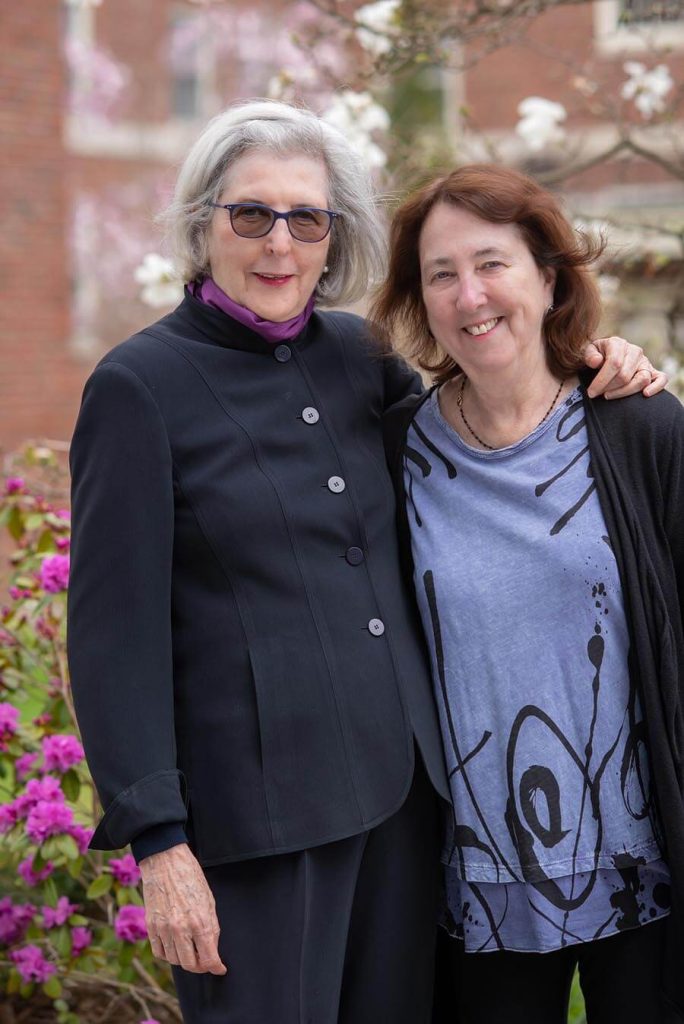 A photo of Anne and Naomi Lown