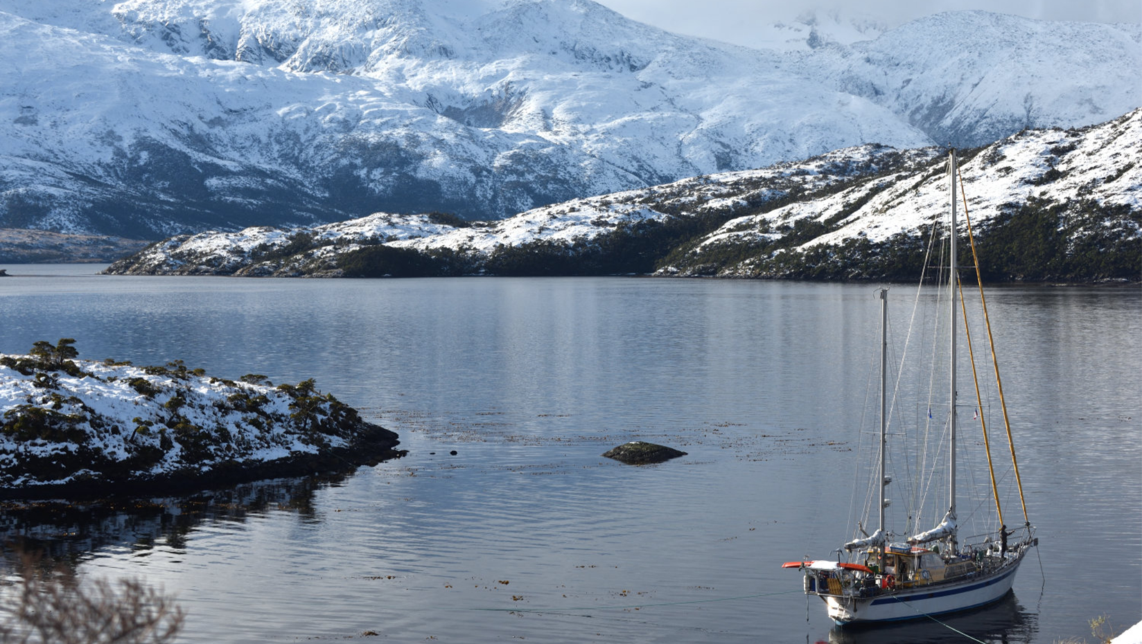 A photo of the 66-foot sailboat named the Ocean Tramp
