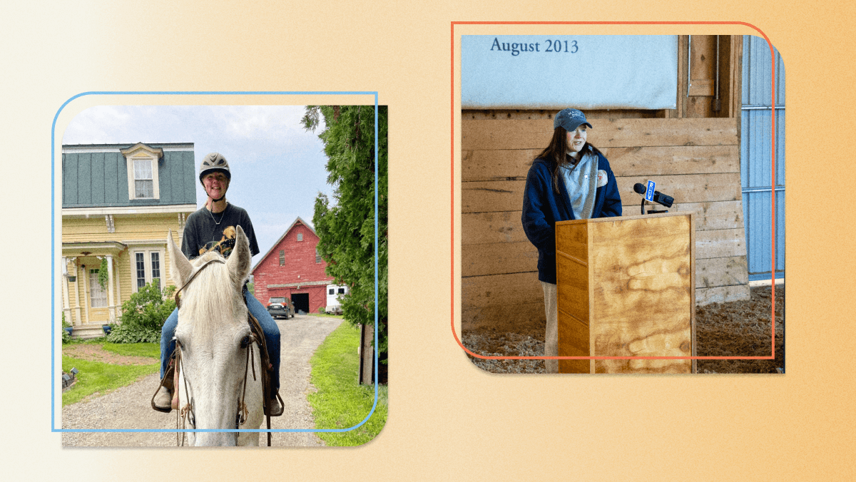 A photo of Maddie Closson and Samantha Martin