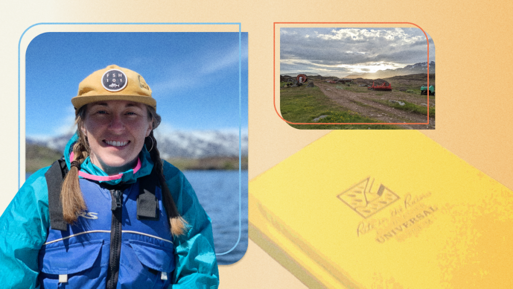 A collage of images featuring Amanda Gavin