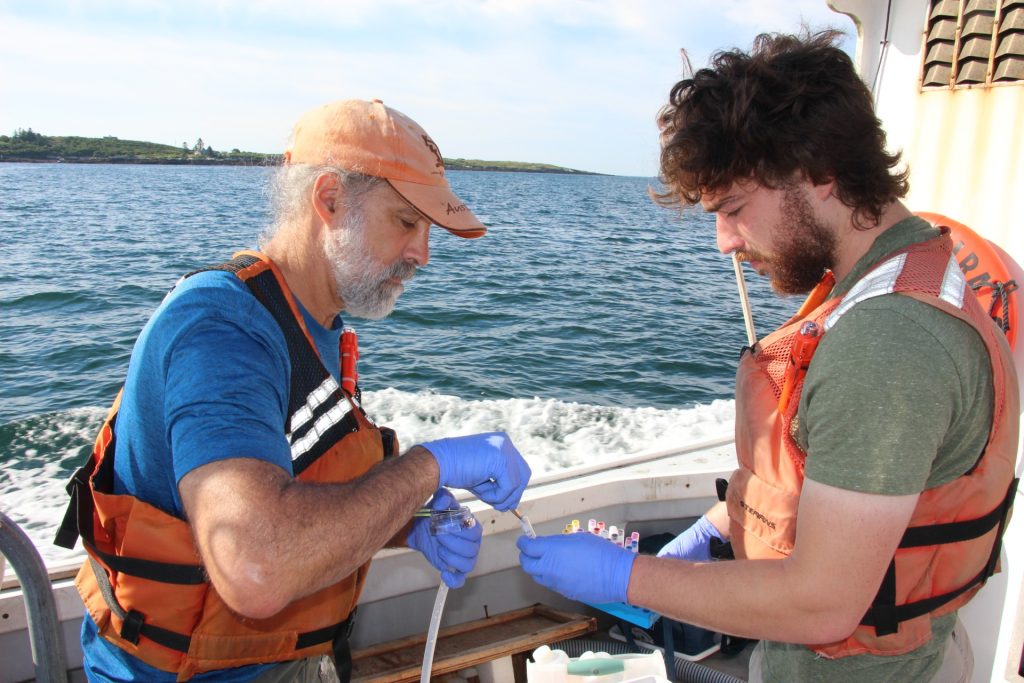 A photo of David Fields and Alex Ascher