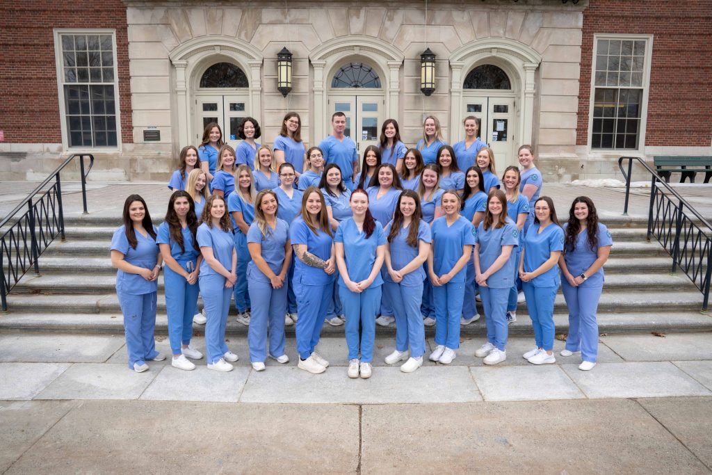 A photo of UMaine nursing students
