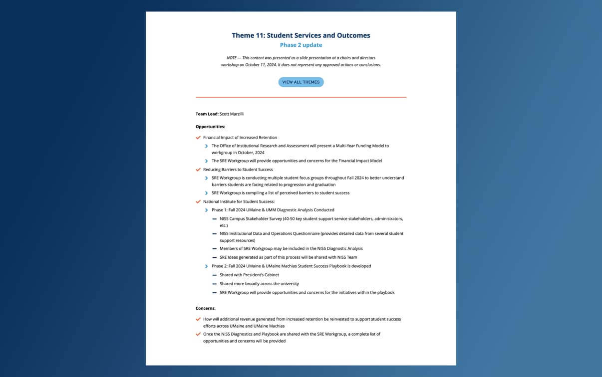 A thumbnail of theme 11 webpage