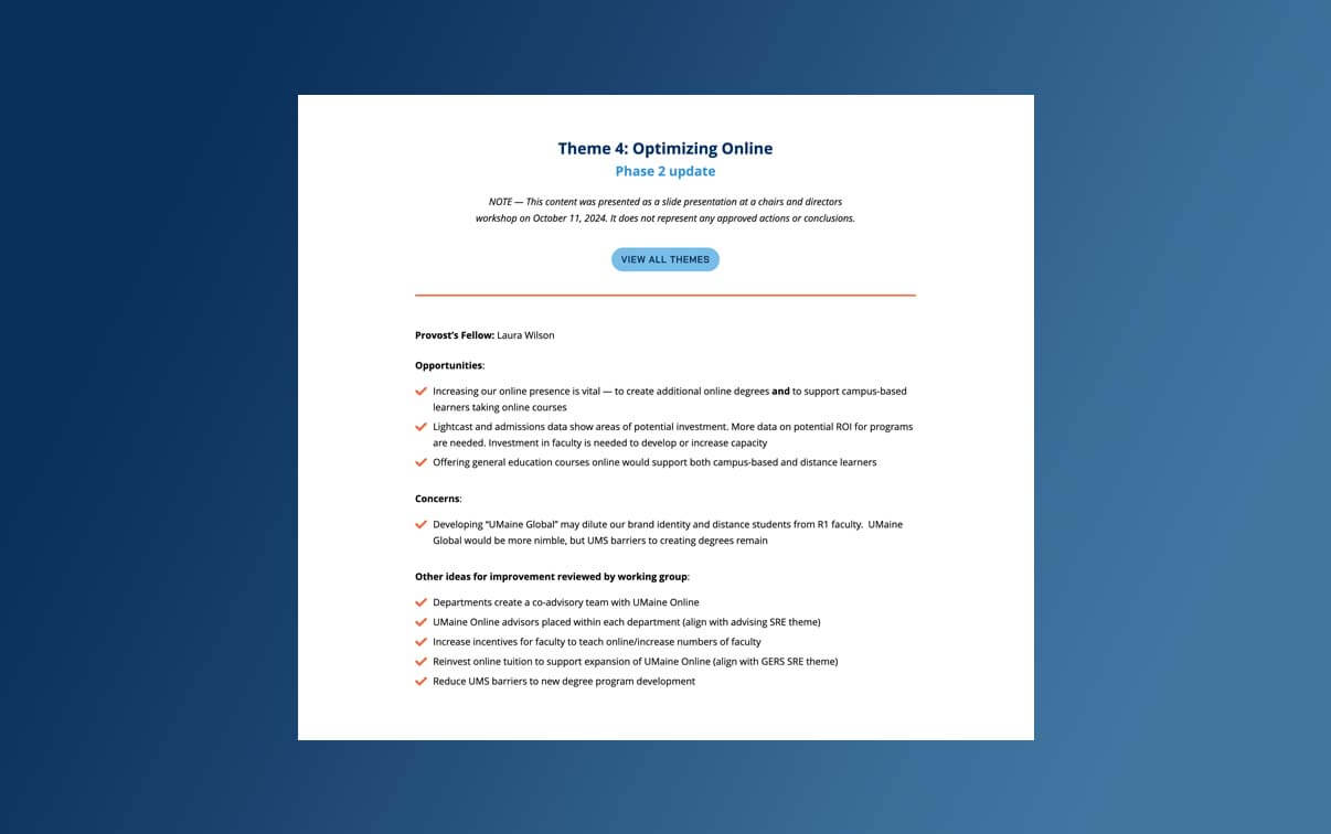 A thumbnail of theme 4 webpage