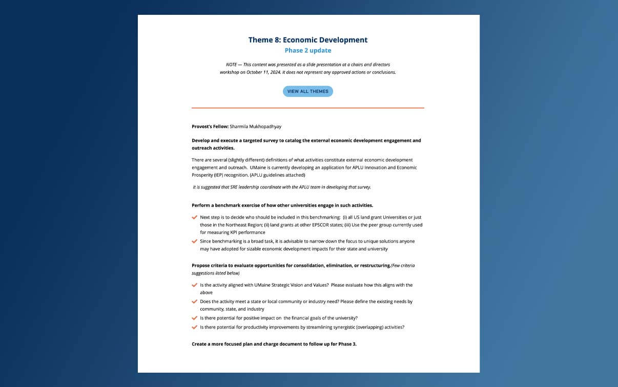 A thumbnail of theme 8 webpage