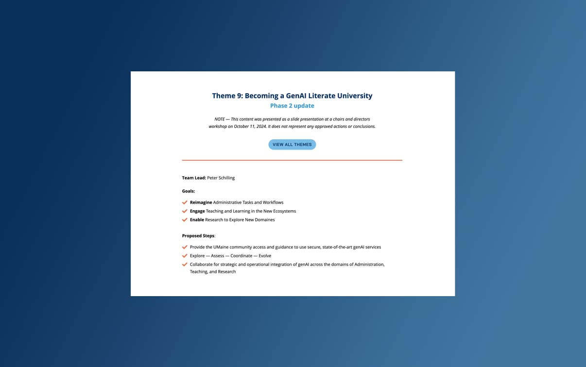 A thumbnail of theme 9 webpage