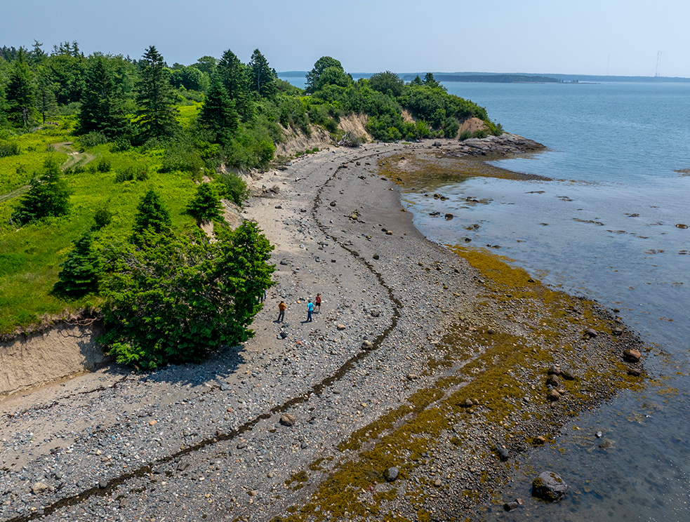 A photo of the coast of Acadia