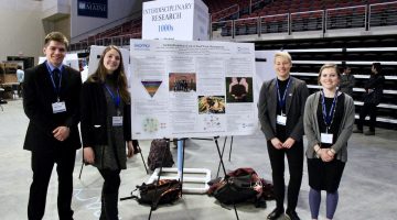 Students at the Symposium