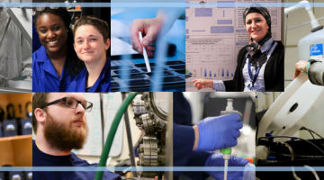 collage of research photos